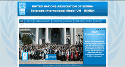 Desktop Screenshot of bimun-unaserbia.org